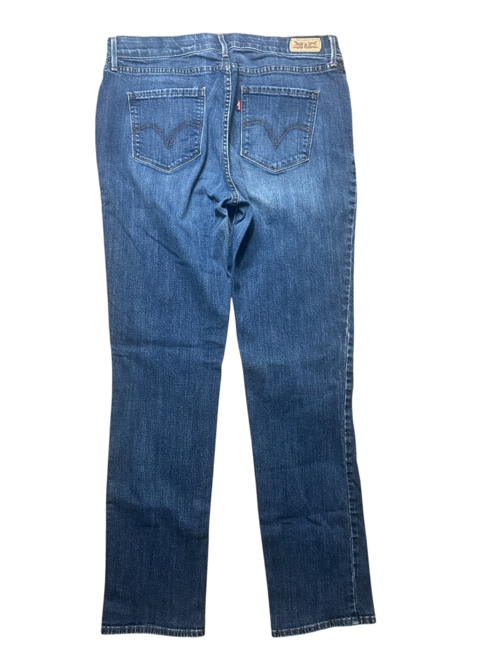 Levi’s Perfect Waist 525 Straight Jeans Women’s Size 12M Medium Wash Stretch Den - Picture 3 of 7